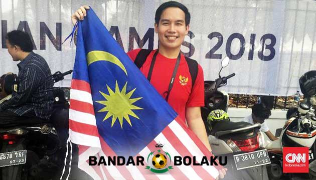 Warga Malaysia Pakai Kaos Timnas Indonesia di Asian Games 2018